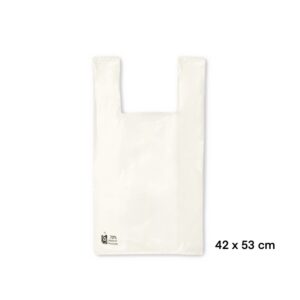 BOLSA CAMISETA 42x53 RECICLABLE