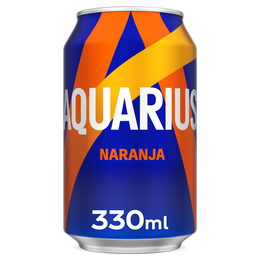 Aquarius naranja lata 330ml